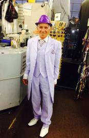  Alberto Nardoni Lavender ~ Lilac Zoot Suit 3 Pieces Vested 3 Pieces
