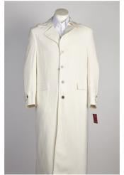  Long 4 Button Off All White Zoot Suit - Pimp Suit