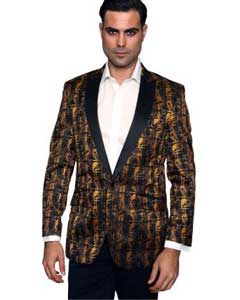 Mens Yellow and Gold Fashion Suits