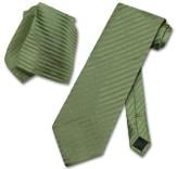  Green Necktie 

& Handkerchief Matching Neck Tie Set 