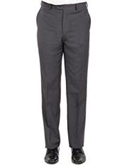  Mantoni Mens Modern Fit Front Front Pant Grey - Cheap Priced Dress