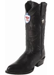  Wild West Mens Handcrafted 15 Heel Genuine Elk Leather J Toe Style