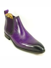 Purple Burnished Shoe