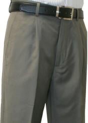  Mens Sage Lined to the Knee Single Pleated Dress Pants