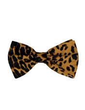  Leopard Printed Classic Design Bowties Brown and Black