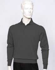  black long sleeve silk/cotton