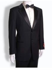  Authentic Mantoni Brand Mens 2 Button Suit Black- High End Suits - High Quality Suits