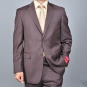 Authentic Mantoni Brand Mens Brown Two-button Suit  - High End Suits