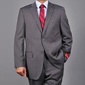  Authentic Mantoni Brand Mens Grey 2-button Suit  - High End Suits