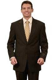  Mens Classic Pinstripe ~ Stripe Pattern Cheap Priced Business Suits Clearance Sale