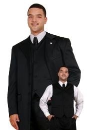  Zoot Suit - Pimp Suit - Zuit Suit Black 