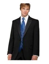  Fitted Slim Fitc Cut Designer 1 Button Tuxedo With Pleated Pants