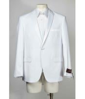  Style#-B6362 Mens 1 Button White Cheap Priced Designer Fashion Dress Casual Blazer
