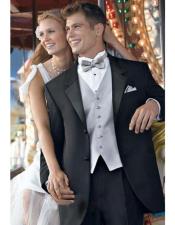  High Quality 2-Button Side Vented Super 120s tuxedo suits + Shirt +