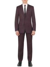 Plum Skinny Fit Suit