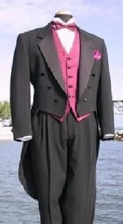 Mens-6-Buttons-Black-Tailcoat
