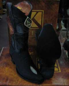  Mens Genunie Stingray mantarraya skin King Exotic Boots Cowboy Style By los