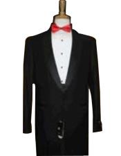  Tuxedo Rental Single Button Shawl Lapel Black Suits For Men