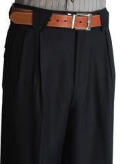  Mens Classic Fit Pleated Front Flap