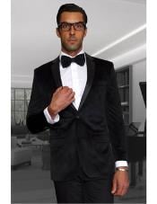  Style#-B6362 Men Black Discounted Mens blazer Sportcoat Velvet Fabric on Sale