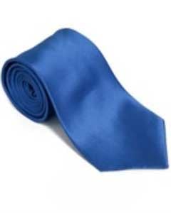  blue 100% Silk Solid Necktie 

With Handkerchief 