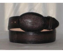  Genuine Faded Brown Lizard Teju Western Cowboy Belt 