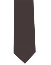 Mens Polyester Brown Neck Tie
