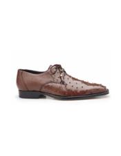 Mens Ostrich Skin Shoes Brown Dress Shoe Isola Authentic Authentic Genuine Skin