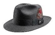  Mens Dress Hat Charcoal Untouchable Mens Fedora Wool Dress Hat Very Soft