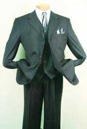 Mens Luxurious Fashion three piece Cheap Priced Business Suits Clearance Sale Charcoal Available in 2 or Three ~