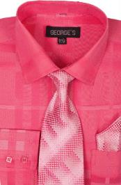  Cotton Geometric Pattern Tie and Handkerchief