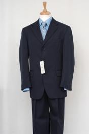  Mens Dark Navy Blue Suit For Men  Discount Dress 2/3/4 Button