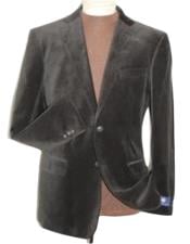  Style#-B6362  Velvet Blazer - Mens Velvet Jacket Brown Velvet Cheap Priced