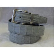  Mens Genuine Authentic Gray Cinturon De Cocodrilo