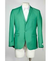  Style#-B6362 Green Mens One Button With