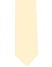  Tie Polyester Ivory Extra Long