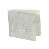  Wild West Boots Wallet-Cream ~ Ivory ~ Off White Genuine Exotic caiman