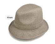  New Mens Fedora Trilby Mens Dress Hats Khaki 