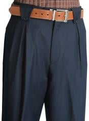  Mens Classic Fit Pleated Front Fine