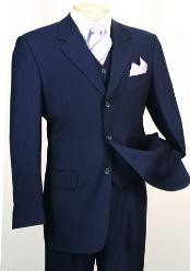 2 button royal blue suit