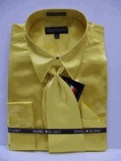 men's golden dress shirts