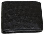  Genuine Exotic Animal Skin Wallet ~ billetera ~ CARTERAS Ostrich Wallet Black 