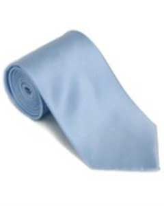  Powderblue 100% Silk Solid Necktie With Handkerchief Buy 10 of same color