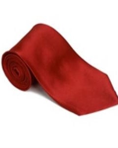  Lipstickred 100% Silk Solid Necktie With Handkerchief Buy 10 of same color
