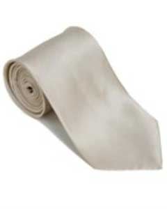  Sand 100% Silk Solid Necktie With Handkerchief Buy 10 of same color