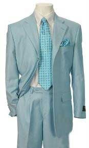 Classic Cut Light Blue Suit