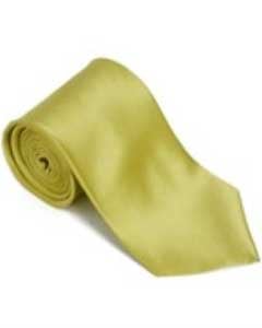  Sulphur 100% Silk Solid Necktie With Handkerchief Buy 10 of same color