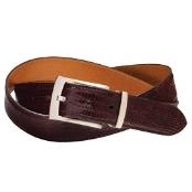  Teju Lizard Belt Available in Brown Black Navy Colors 