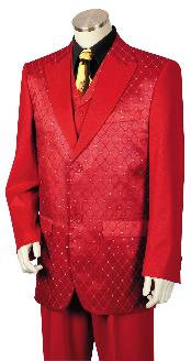 Mens Fashion Red Suits and Blazers