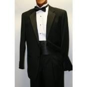  High Quality 2-Button Super 120s  rayon  Side Vented Tuxedo +